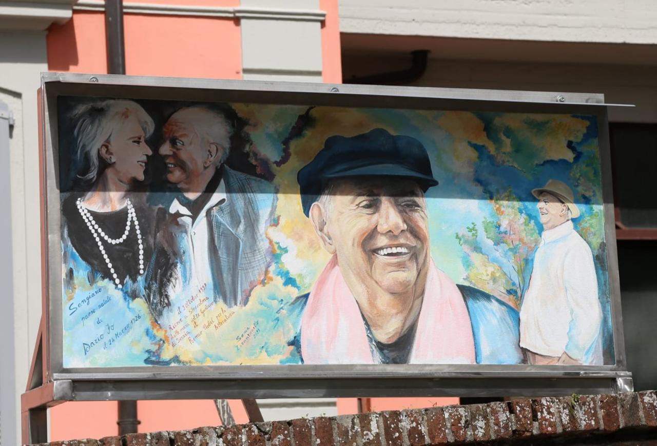 Murales di Dario Fo a Sangiano